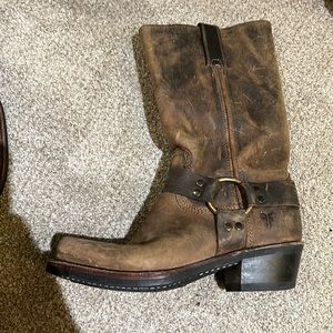 Frye Harness 12R Brown Leather Western Boots women’s 7.5 M.